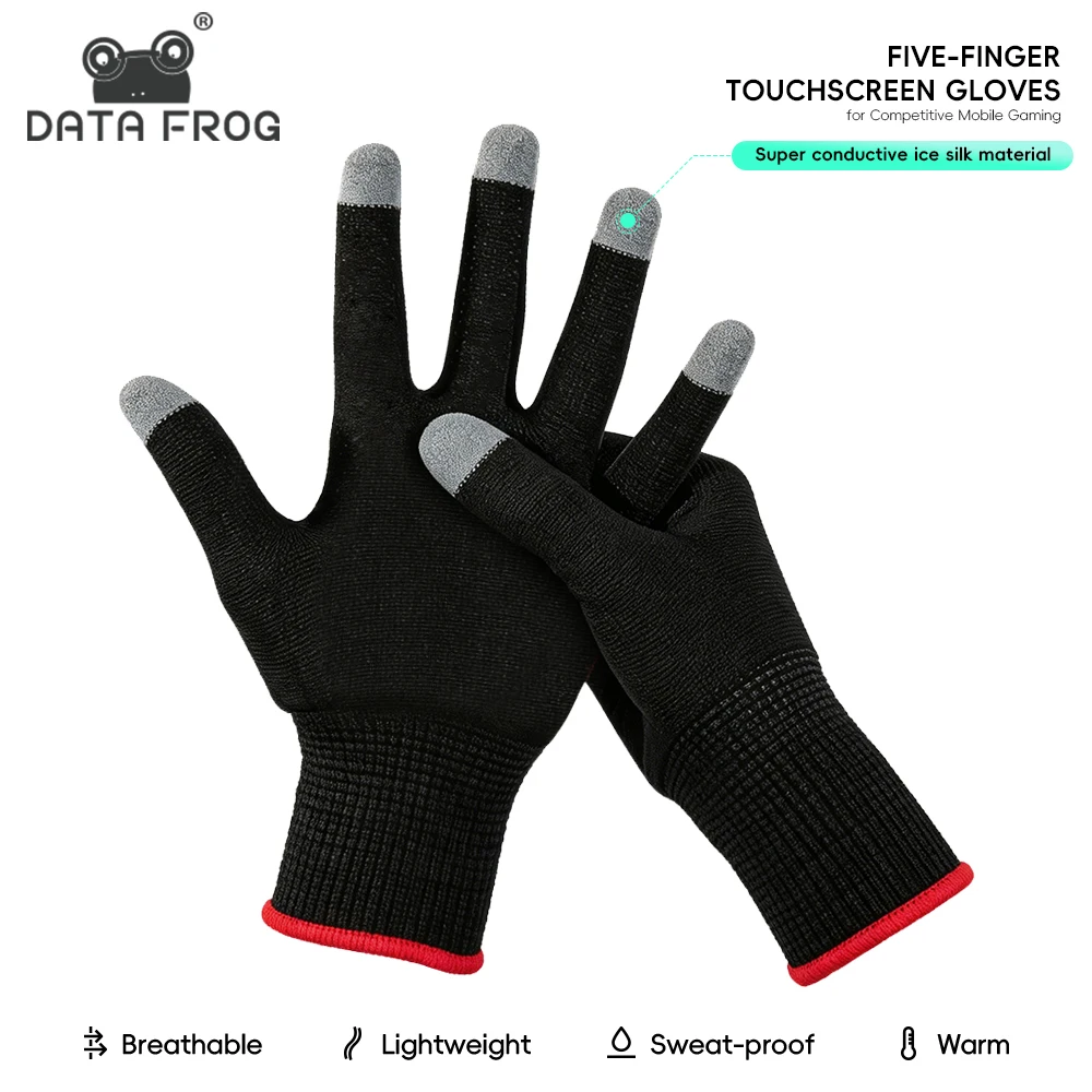 Esports Gaming Finger Sleeve - Guantes para Juegos Móviles Data Frog