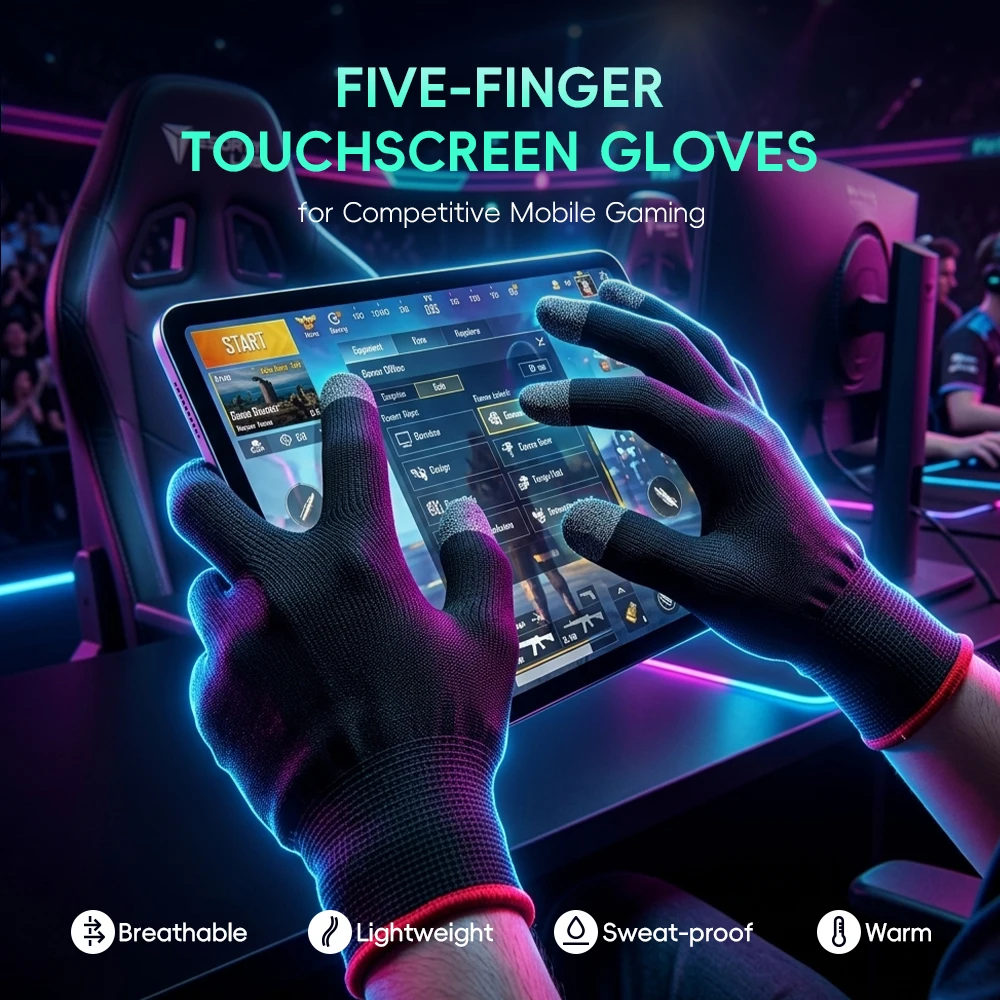 Guantes para Juegos Móviles Da - Esports Gaming Finger Sleeve reseña y precio