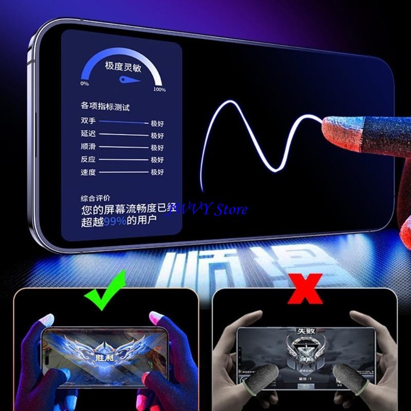 573A Controlador juego transpi - Esports Gaming Finger Sleeve reseña y precio